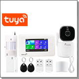 Комплект GSM сигнализация SmartСтраж Галактика-GSM и внутренняя камера наблюдения HDcom 166-ASW5-8GS